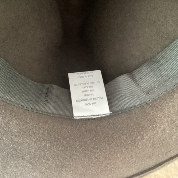 Lot Of 2 Wool Hats Fedora Western Black C&C Ribbon Mossy Green Leather One Size - Picture 13 of 14